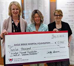 windsor plywood donates to eagle ridge hospital foundation