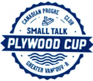 small talk plywood cup logo