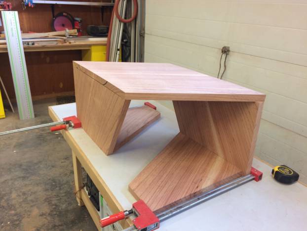 Folded Berlinia Table by Gellhaus5