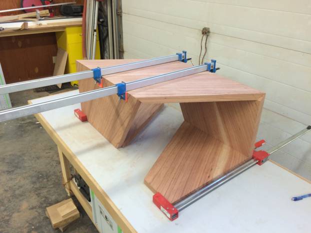 Folded Berlinia Table by Gellhaus 3